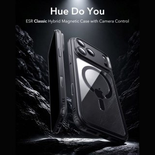 ESR CLASSIC HYBRID MAGSAFE & TEMPERED GLASS IPHONE 17 PRO / 18 PRO CLEAR/BLACK