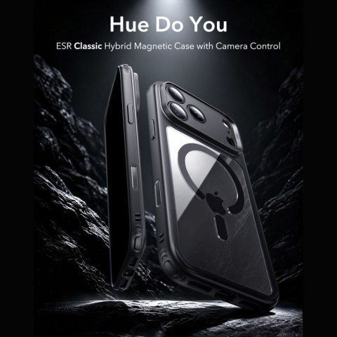 ESR CLASSIC HYBRID MAGSAFE & TEMPERED GLASS IPHONE 17 PRO / 18 PRO CLEAR/BLACK