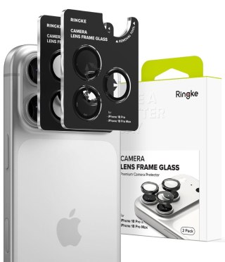 OSŁONA APARATU RINGKE CAMERA FRAME PROTECTOR 2-PACK IPHONE 18 PRO / PRO MAX BLACK