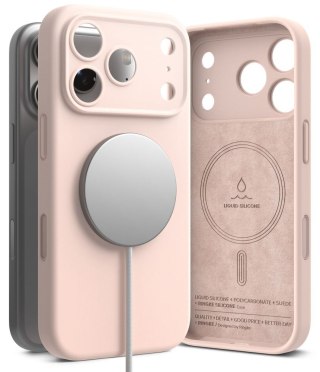 RINGKE SILICONE MAGNETIC MAGSAFE IPHONE 18 PRO MAX PINK SAND
