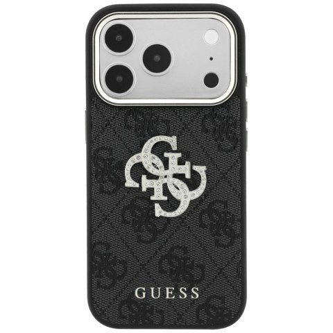 Etui Guess 4G & Big Strass Logo do iPhone 18 Pro Max / 17 Pro Max czarny