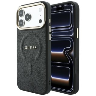 Etui Guess Embossed 4G Classic MagSafe do iPhone 18 Pro Max / 17 Pro Max czarny