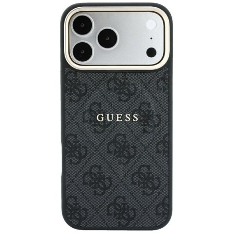Etui Guess Embossed 4G Classic MagSafe do iPhone 18 Pro Max / 17 Pro Max czarny