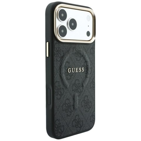 Etui Guess Embossed 4G Classic MagSafe do iPhone 18 Pro Max / 17 Pro Max czarny