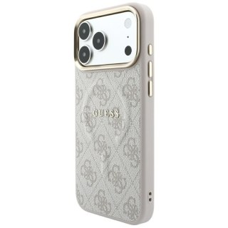 Etui Guess Embossed 4G Classic MagSafe do iPhone 18 Pro Max / 17 Pro Max różowy