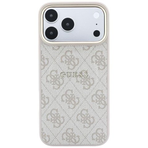 Etui Guess Embossed 4G Classic MagSafe do iPhone 18 Pro Max / 17 Pro Max różowy