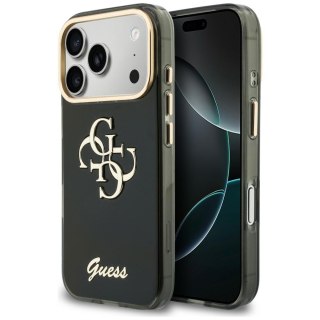 Etui Guess IML 4G Script Metal do iPhone 18 Pro Max / 17 Pro Max czarny