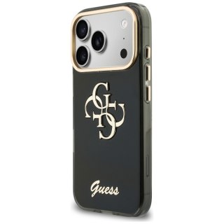 Etui Guess IML 4G Script Metal do iPhone 18 Pro Max / 17 Pro Max czarny