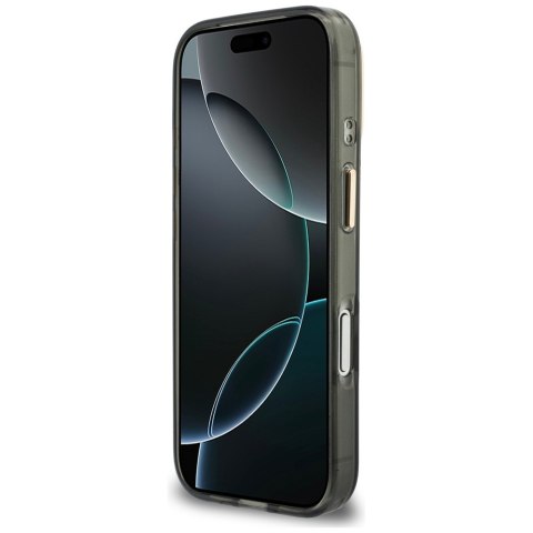 Etui Guess IML 4G Script Metal do iPhone 18 Pro Max / 17 Pro Max czarny