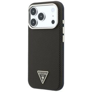 Etui Guess Kevlar Triangle Logo MagSafe do iPhone 18 Pro / 17 Pro brązowy