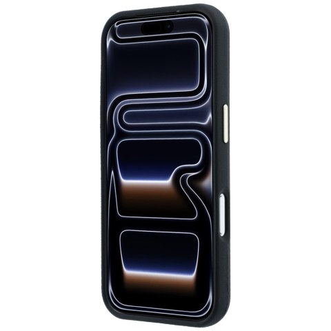 Etui Guess Kevlar Triangle Logo MagSafe do iPhone 18 Pro / 17 Pro czarny