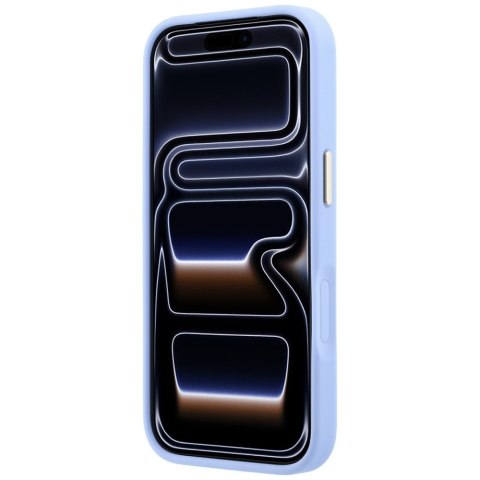 Etui Guess Saffiano Peony & Ring MagSafe do iPhone 18 Pro Max / 17 Pro Max niebieski
