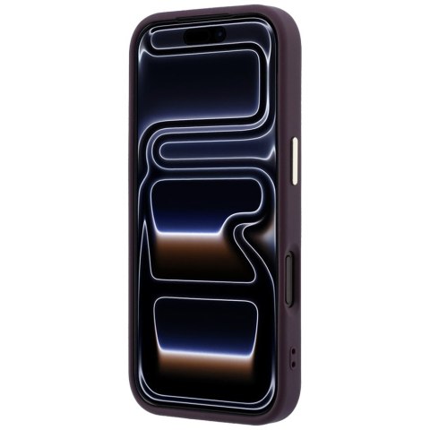 Etui Guess Saffiano Small 4G & Classic Logo MagSafe do iPhone 18 Pro / 17 Pro burgundowy