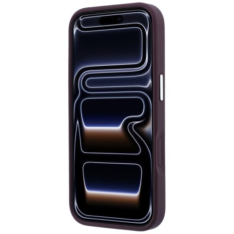 Etui Karl Lagerfeld Embossed Open Ring RSG Logo MagSafe do iPhone 18 Pro Max / 17 Pro Max burgundowy