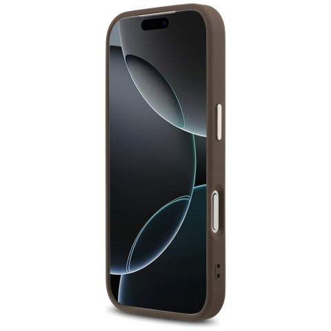 Guess nakładka 4G Big 4G Classic Logo do iPhone 18 Pro Max / iPhone 17 Pro Max brązowa