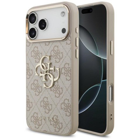 Guess nakładka 4G Big 4G Classic Logo do iPhone 18 Pro Max / iPhone 17 Pro Max różowa