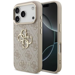 Guess nakładka 4G Big 4G Classic Logo do iPhone 18 Pro / iPhone 17 Pro różowa