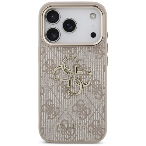Guess nakładka 4G Big 4G Classic Logo do iPhone 18 Pro / iPhone 17 Pro różowa