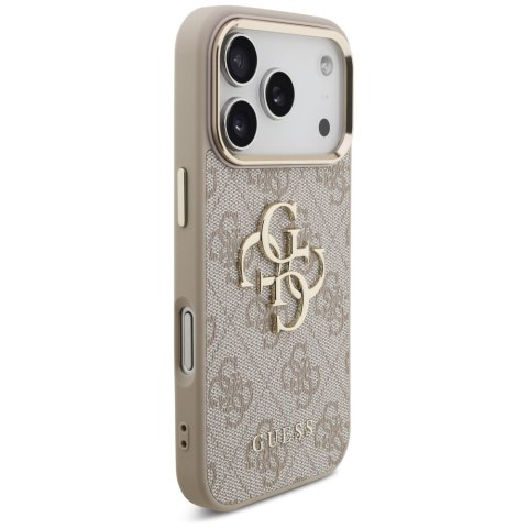 Guess nakładka 4G Big 4G Classic Logo do iPhone 18 Pro / iPhone 17 Pro różowa