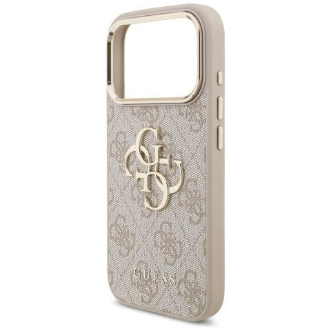 Guess nakładka 4G Big 4G Classic Logo do iPhone 18 Pro / iPhone 17 Pro różowa