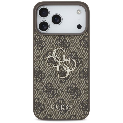 Guess nakładka 4G Big Logo do iPhone 18 Pro Max / iPhone 17 Pro Max brązowa
