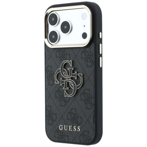 Guess nakładka 4G & Big Resin Logo do iPhone 18 Pro Max / iPhone 17 Pro Max czarna