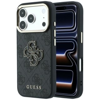 Guess nakładka 4G & Big Resin Logo do iPhone 18 Pro / iPhone 17 Pro czarna