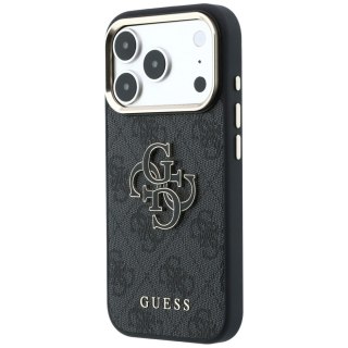 Guess nakładka 4G & Big Resin Logo do iPhone 18 Pro / iPhone 17 Pro czarna
