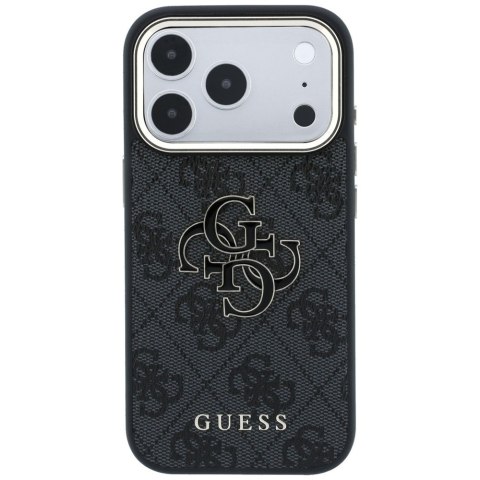 Guess nakładka 4G & Big Resin Logo do iPhone 18 Pro / iPhone 17 Pro czarna