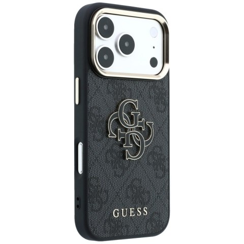 Guess nakładka 4G & Big Resin Logo do iPhone 18 Pro / iPhone 17 Pro czarna