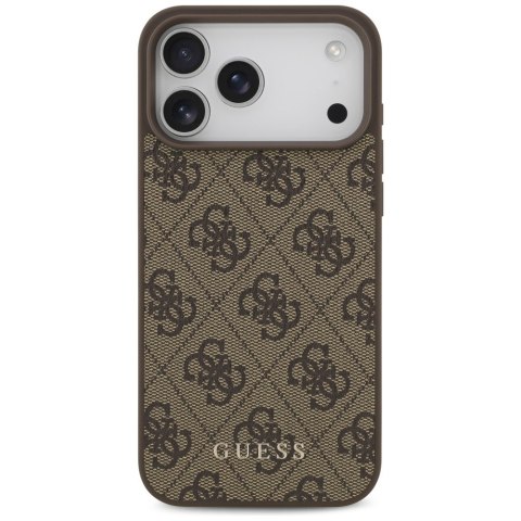 Guess nakładka 4G Classic do iPhone 18 Pro Max / iPhone 17 Pro Max brązowa