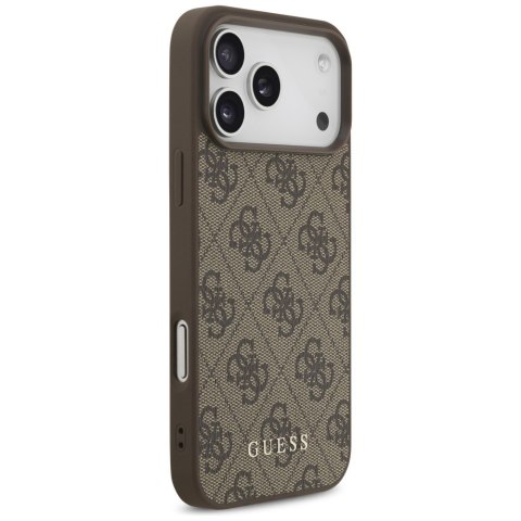 Guess nakładka 4G Classic do iPhone 18 Pro Max / iPhone 17 Pro Max brązowa