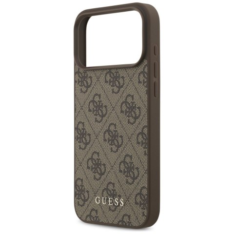 Guess nakładka 4G Classic do iPhone 18 Pro Max / iPhone 17 Pro Max brązowa
