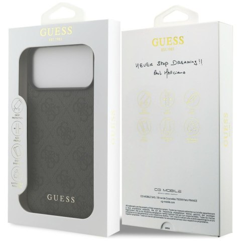 Guess nakładka 4G Classic do iPhone 18 Pro Max / iPhone 17 Pro Max czarna