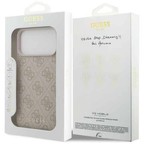 Guess nakładka 4G Classic do iPhone 18 Pro Max / iPhone 17 Pro Max różowa