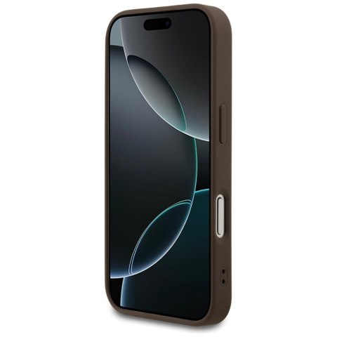 Guess nakładka 4G Classic do iPhone 18 Pro / iPhone 17 Pro brązowa