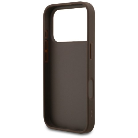 Guess nakładka 4G Classic do iPhone 18 Pro / iPhone 17 Pro brązowa