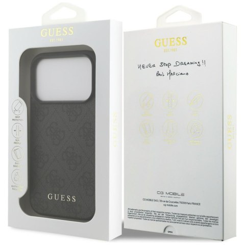 Guess nakładka 4G Classic do iPhone 18 Pro / iPhone 17 Pro czarna