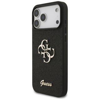Guess nakładka Fixed Glitter Big 4G do iPhone 18 Pro Max / iPhone 17 Pro Max czarna