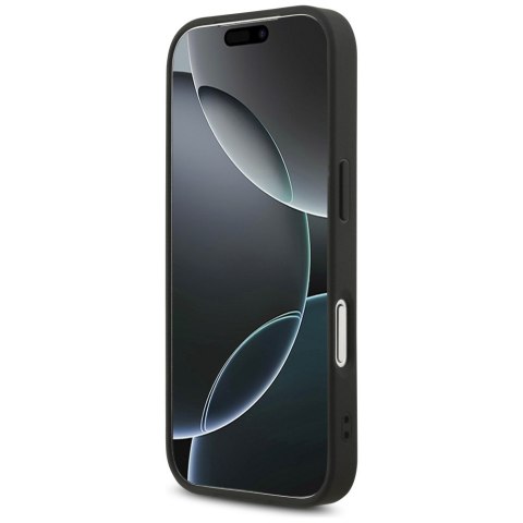Guess nakładka Fixed Glitter Big 4G do iPhone 18 Pro / iPhone 17 Pro czarna