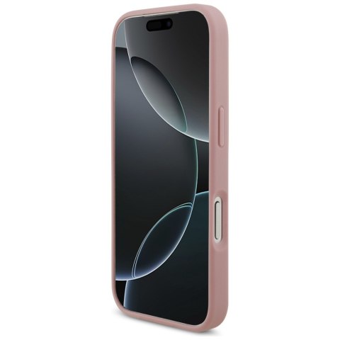 Guess nakładka Fixed Glitter Big 4G do iPhone 18 Pro / iPhone 17 Pro różowa