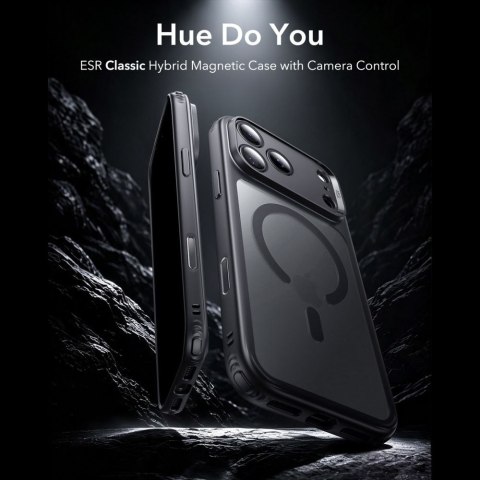 ESR CLASSIC HYBRID MAGSAFE IPHONE 17 PRO / 18 PRO FROSTED BLACK