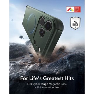 ESR CYBER TOUGH MAGSAFE IPHONE 17 PRO MAX / 18 PRO MAX GREEN