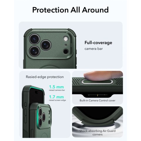 ESR CYBER TOUGH MAGSAFE IPHONE 17 PRO MAX / 18 PRO MAX GREEN