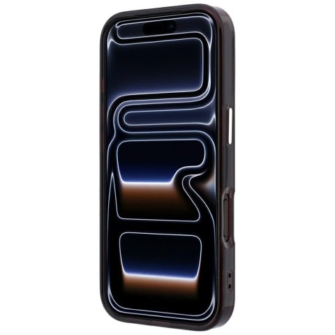 Etui Karl Lagerfeld IML Ring Stand 360 Kameo Metal MagSafe do iPhone 18 Pro Max / 17 Pro Max burgundowy