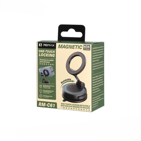 Remax uchwyt samochodowy RM-C61 magnetyczny czarny