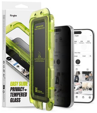 SZKŁO PRYWATYZUJĄCE RINGKE EASY SLIDE 2-PACK IPHONE 18 PRO MAX PRIVACY