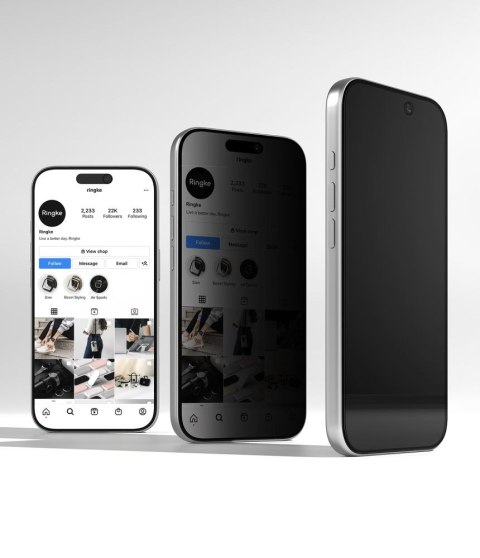 SZKŁO PRYWATYZUJĄCE RINGKE EASY SLIDE 2-PACK IPHONE 18 PRO PRIVACY