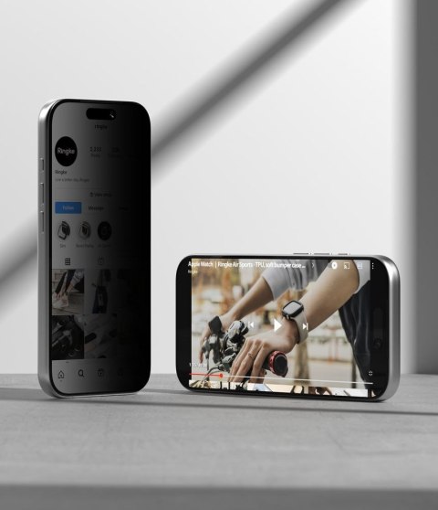 SZKŁO PRYWATYZUJĄCE RINGKE EASY SLIDE 2-PACK IPHONE 18 PRO PRIVACY