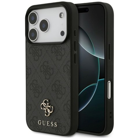 Etui Guess 4G Small Classic Logo MagSafe do iPhone 18 Pro / 17 Pro czarny